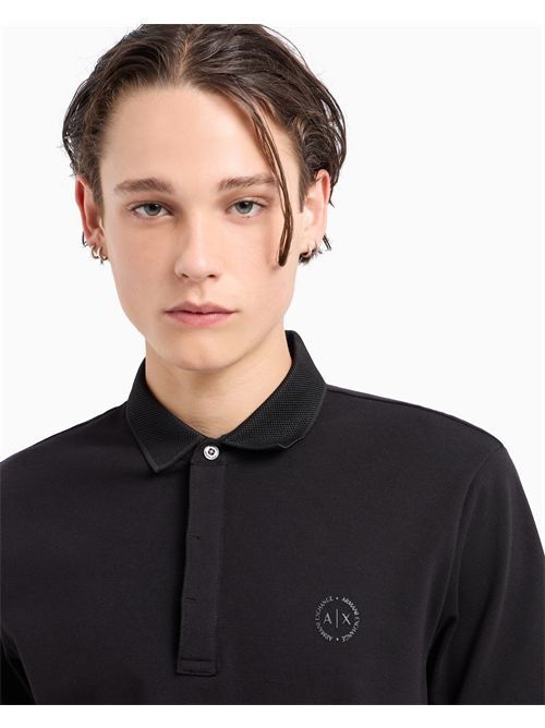 polo man black ARMANI EXCHANGE | 8NZF91ZJ81Z/1200